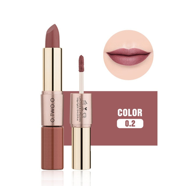 NEW 12 Colors Lips Makeup Lipstick  Lip Gloss Long Lasting