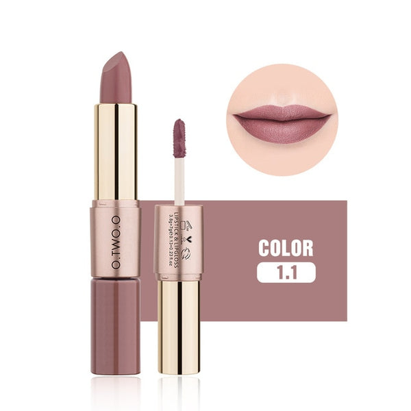 NEW 12 Colors Lips Makeup Lipstick  Lip Gloss Long Lasting