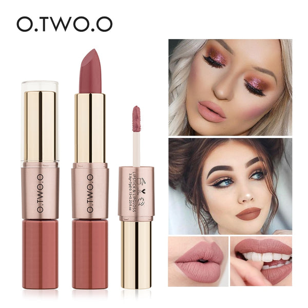 NEW 12 Colors Lips Makeup Lipstick  Lip Gloss Long Lasting
