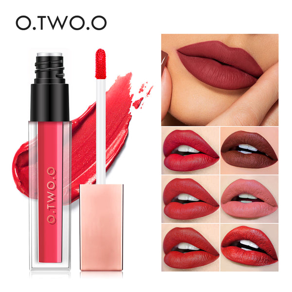 O.TWO.O 15 Colors Waterproof Matte Liquid Lipstick Moisturizer Smooth Lip Stick Long Lasting Lip Gloss Cosmetic Beauty Makeup