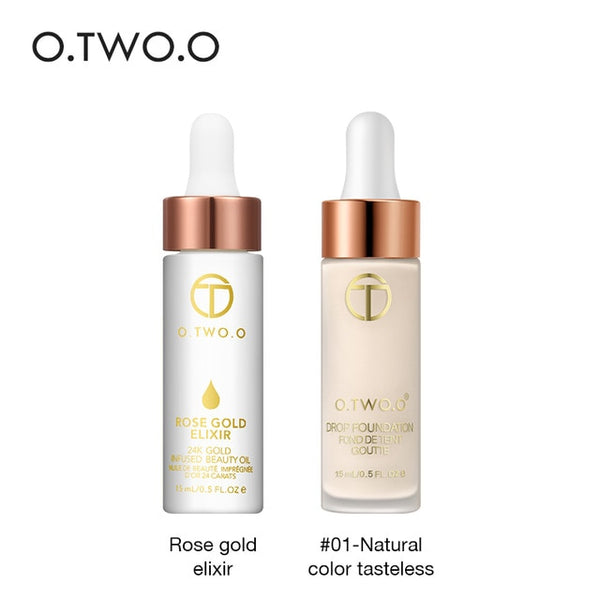 HIGH QUALITY 24k Rose Gold Elixir Skin Make Up Oil For Face Essential OiL