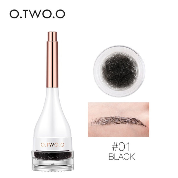 Eyebrow Gel Create Eyebrows Hair 3D Make Up Fiber Waterproof Long-Lasting Eye Brow With Brush