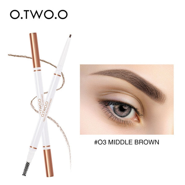 Eyebrow Pencil Waterproof Natural Long Lasting Ultra Fine 1.5mm Eye Brow Tint Cosmetics Brown Color Brows Make Up