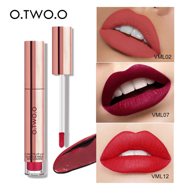 High Quality Liquid Lipstick Waterproof Long Lasting Matte Lip Gloss Makeup