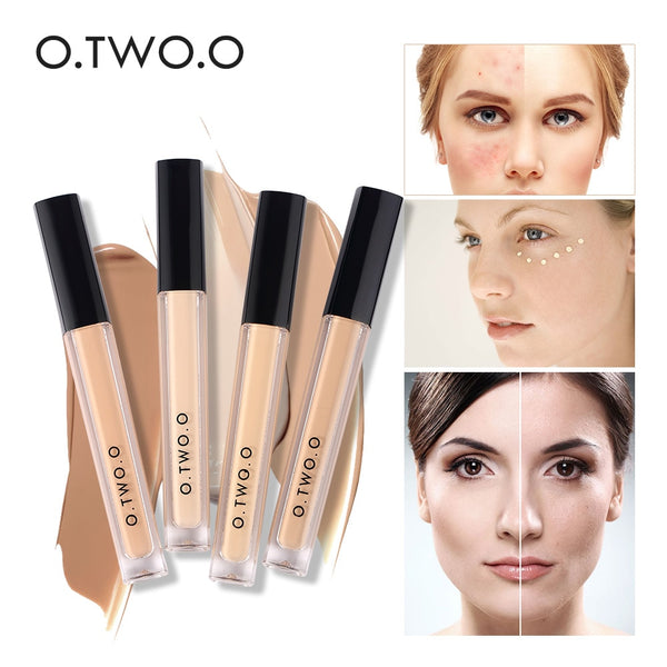 HOT Makeup Concealer Liquid Convenient Full Cover Eye Dark Circles Blemish 4 COLORS