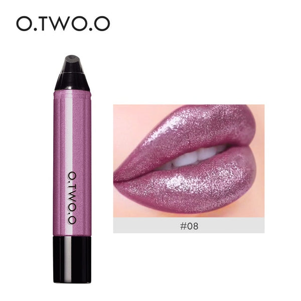 Makeup Glitter Lip Gloss Matte Lipgloss Waterproof Red Liquid Lipstick