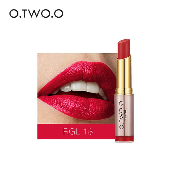 O.TWO.O Makeup Nude Matte Lipstick 20 Colors batom Vevet Long Lasting Kissproof Cosmetic Long-lasting Make Up
