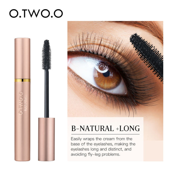 O.TWO.O Professional 3D Volume Extension Curling Makeup Mascara Waterproof Thick Lengthening Natural Eyes Beauty Makeup
