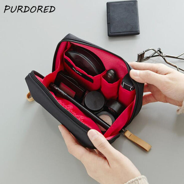 Solid Cosmetic Bag  Style Women Makeup Bag