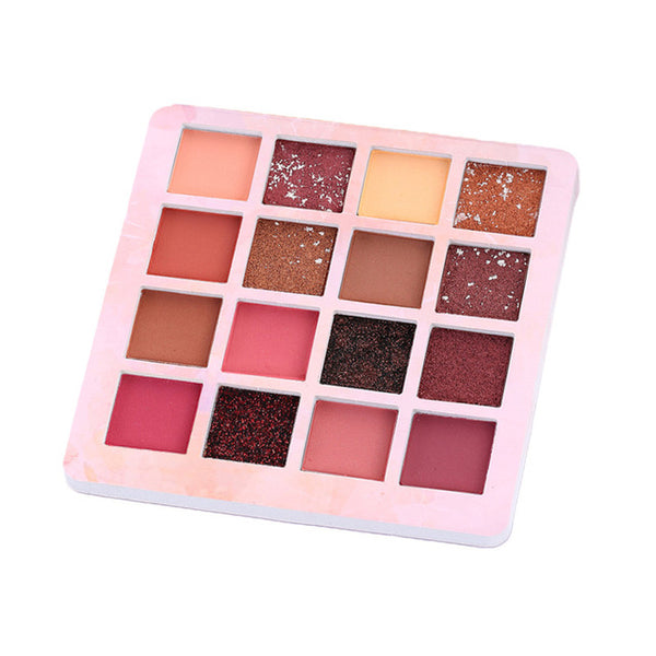 Palette ombre à paupières nue De marque Cmaadu 16 couleurs fard à paupières scintillant mat poudre De paillettes imperméable à l'eau