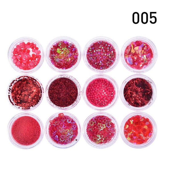 Pooypoot corps paillettes adhésif visage corps Nail Art autocollants cristal paillettes bijoux Festival partie œil tatouage paillettes ensemble 8 couleurs