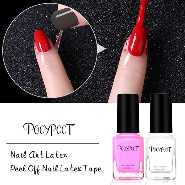 Pooypoot décoller le manteau de Base de bande liquide pour la Protection de vernis à ongles