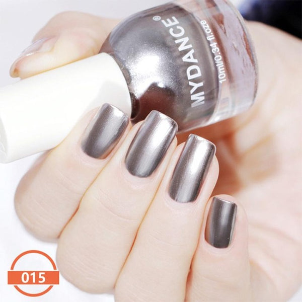 Professionnel De Haute Qualité Ongles Polish10ml Flux Or Miroir Chrome Effet Longue durée Vernis À Ongles Feuille Ongles Art Paillettes Maquillage