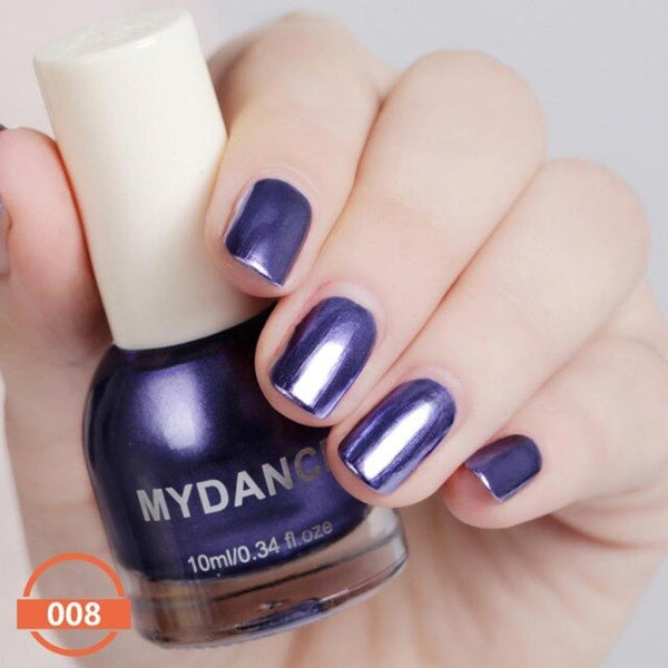 Professionnel De Haute Qualité Ongles Polish10ml Flux Or Miroir Chrome Effet Longue durée Vernis À Ongles Feuille Ongles Art Paillettes Maquillage