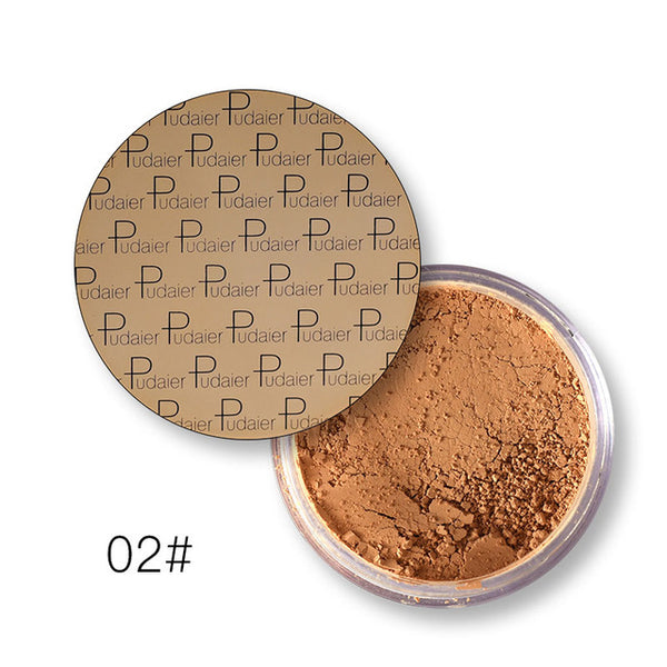 New 8Colors Loose Powder Makeup Face Setting Compact