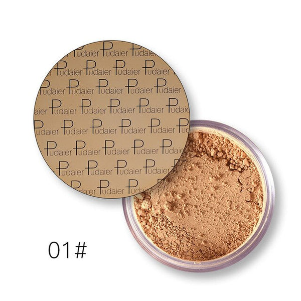 New 8Colors Loose Powder Makeup Face Setting Compact