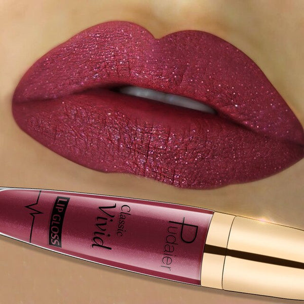 New  18Colors 5ML Pearl Shining Stars Diamond Glitter Liquid Lipgloss Beauty