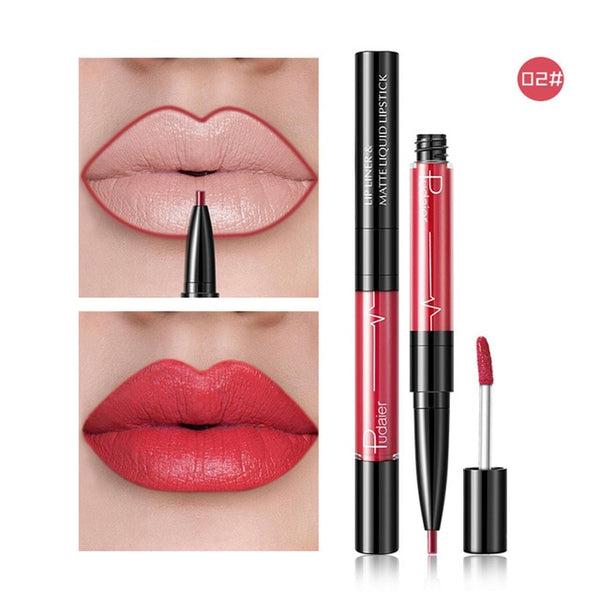 New 16Colors Velvet Mist Double Side Lip Gloss Waterproof