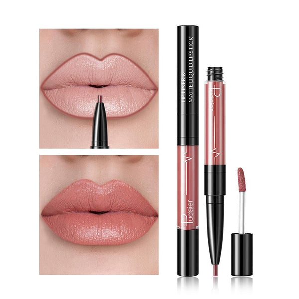 New 16Colors Velvet Mist Double Side Lip Gloss Waterproof