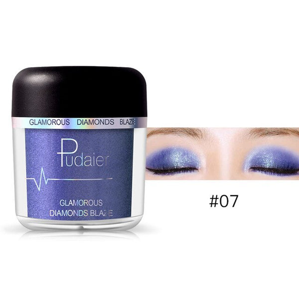 HOT 28Colors Loose Pigment Eyeshadow Eye Shadow Glitter Gold