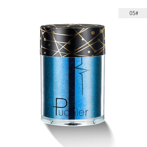 New 30colors Glitter Eyeshadow Pigment Powder Face Lip Nail Makeup Multipurpose Glue-Free Eye shadow