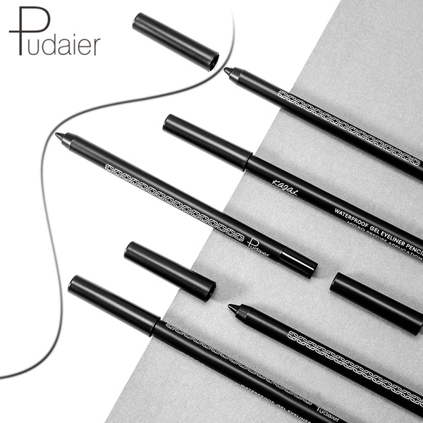 Hot Gel Eyeliner Pencil Waterproof Eyes Pencil for Eye Liner Black Long Lasting Eyeliner Pen Professional