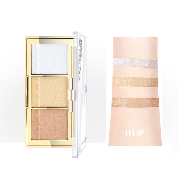 New  Translucent Compact Pressed Face Contour 4Colors