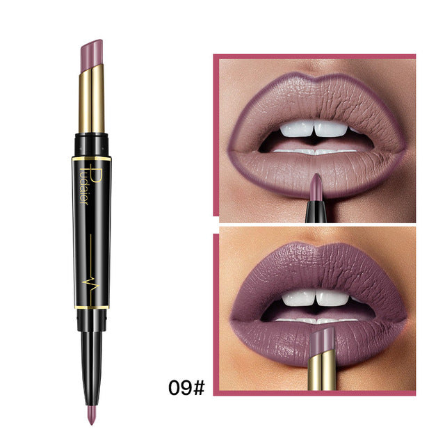 Lipstick Makeup Matte Nude + Lipliner