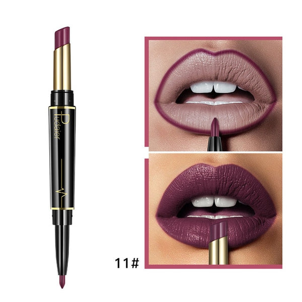 Lipstick Makeup Matte Nude + Lipliner