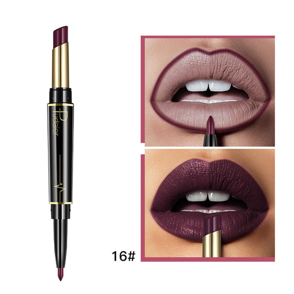 Lipstick Makeup Matte Nude + Lipliner