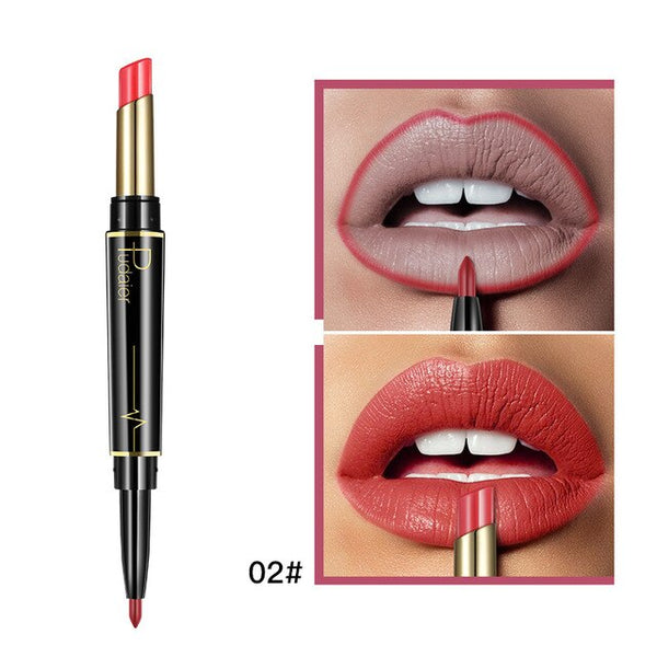 Lipstick Makeup Matte Nude + Lipliner