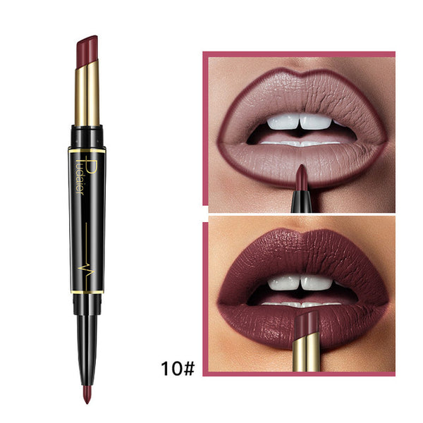 Lipstick Makeup Matte Nude + Lipliner