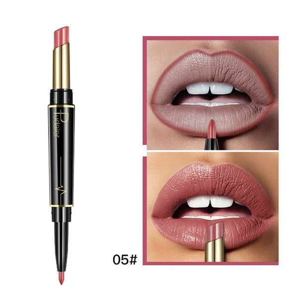 Lipstick Makeup Matte Nude + Lipliner