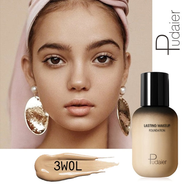 New Professional Face Foundation Makeup Full Coverage Liquid Foundation Cream Matte Foundation Base Face Concealer Cosmetic