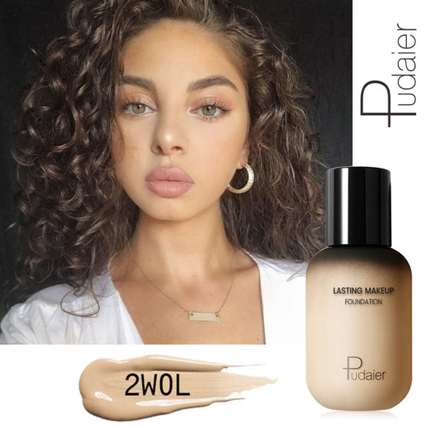 New Professional Face Foundation Makeup Full Coverage Liquid Foundation Cream Matte Foundation Base Face Concealer Cosmetic
