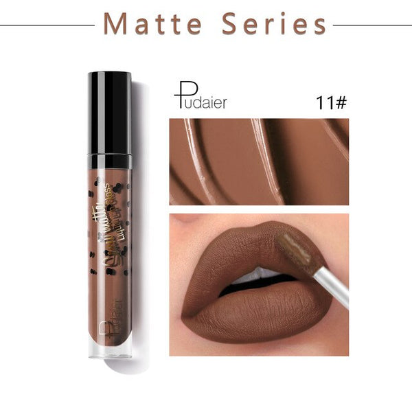 New Semi Matte Lipstick Long Lasting for Lip Makeup 12 Colors