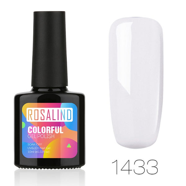 NEW 10ML Gel Nail Polish Soak off TopWhite Coat Nail Art UV LED Gel Lacquer