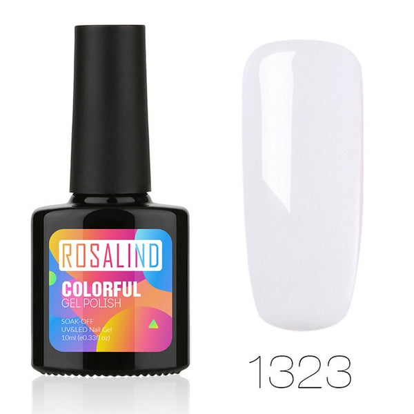 NEW 10ML Gel Nail Polish Soak off TopWhite Coat Nail Art UV LED Gel Lacquer