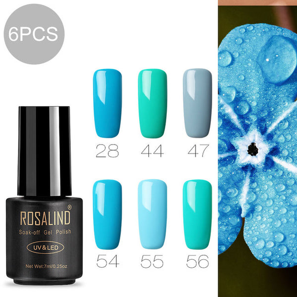 ROSALIND 7ml Gel nail polish Hybrid manicure Set For Poly gel painting art UV LED Lamp nail Gel Varinishes