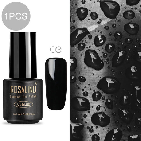 ROSALIND 7ml Gel nail polish Hybrid manicure Set For Poly gel painting art UV LED Lamp nail Gel Varinishes