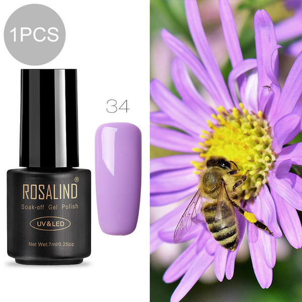 ROSALIND 7ml Gel nail polish Hybrid manicure Set For Poly gel painting art UV LED Lamp nail Gel Varinishes
