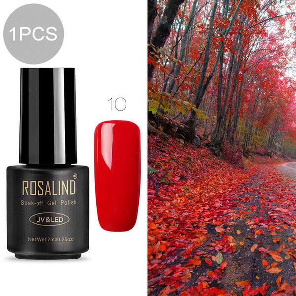 ROSALIND 7ml Gel nail polish Hybrid manicure Set For Poly gel painting art UV LED Lamp nail Gel Varinishes