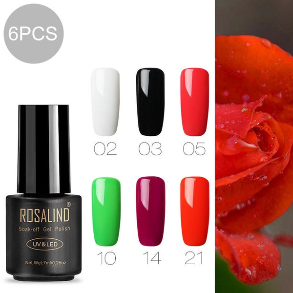 7ml Gel nail polish Hybrid manicure Set For Poly gel painting art UV LED Lamp nail Gel