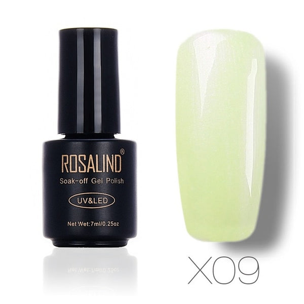 HOT 7ml Pearl UV Nail Gel Polish Pure Color UV Soak Off Nail Polish Semi Vernis Permanent gel lacquer