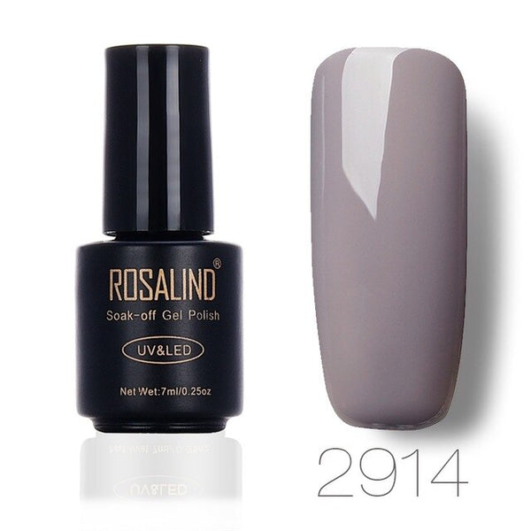 ROSALIND Gel 1S 7ML Gray Color Series Gel Nail Polish Magic Professional Varnish Soak Off UV Led Long-Lasting Nail Art Lacquer