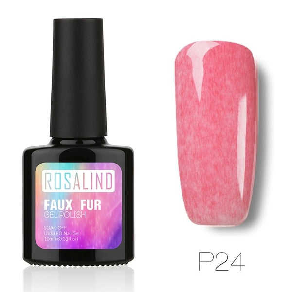 Gel 1s 10ML Faux Fur Effect Gel Nail Art Long-Lasting 3D Gel lacquer