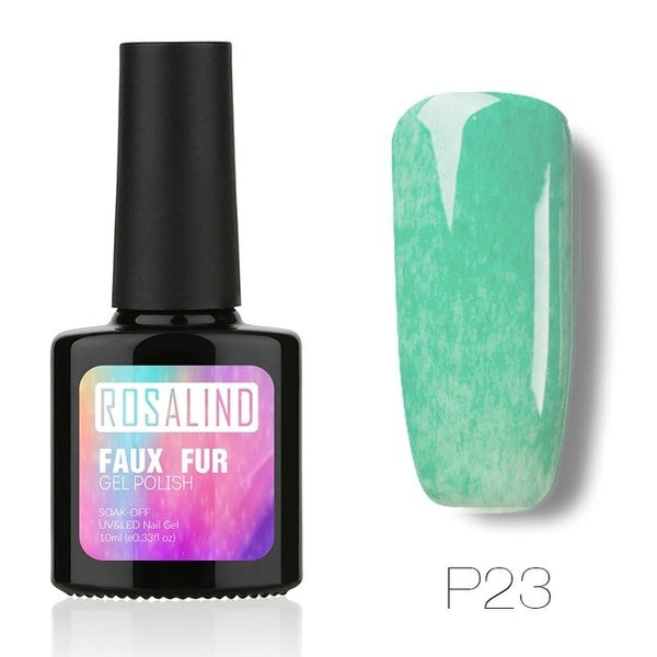 Gel 1s 10ML Faux Fur Effect Gel Nail Art Long-Lasting 3D Gel lacquer