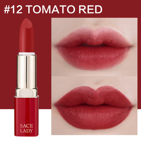 HIGH QUALITY 12 Colors Matte Lipstick Makeup Waterproof Nude Lip Stick Make Up Long Lasting