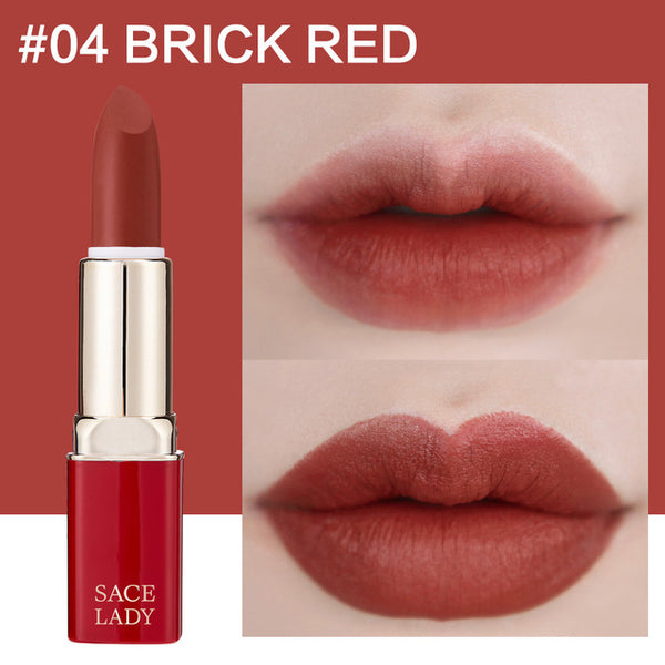 HIGH QUALITY 12 Colors Matte Lipstick Makeup Waterproof Nude Lip Stick Make Up Long Lasting