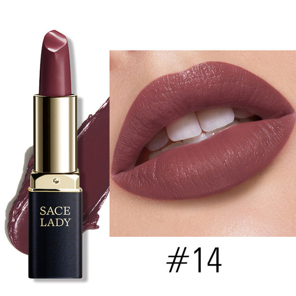 NEW 18 Colors Silky Matte Lipstick Makeup Waterproof Nude Velvet Lip Stick Make Up